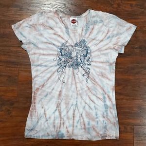 Harley Davidson Tie Dye Tshirt Size 2X Fits Medium